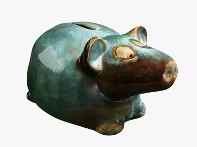 Moneybox pig 3D model