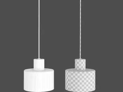 Minimal Lighty Ceiling Light Set Free 3D model