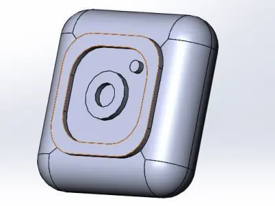 Instagram 2021 3D model Free 3D print model