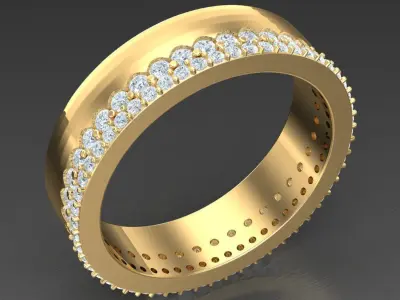 Luxury Men Rings Designs 5MR065 3D print model