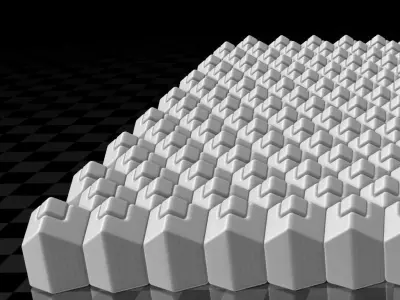 surface for paneling 3D model