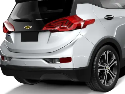Chevrolet Bolt EV 2019 with interior 3D model