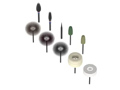 Garage Polishing Kit Detailing Buffing and Finishing Tool Set 3D model