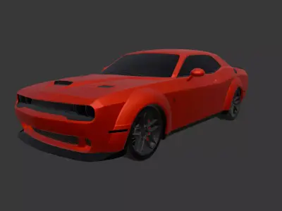 Dodge Challenger SRT Hellcat 2018 3D model