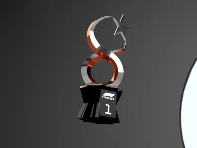 F1 2021 TURKISH GP TROPHY 3D print model