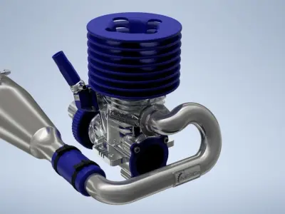 RC Nitro Engine 3D print model