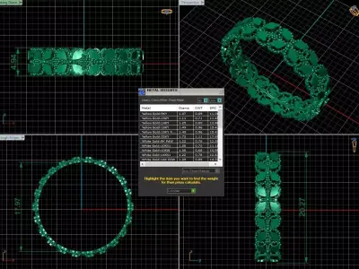 Arabic Tire Ring 3D print model