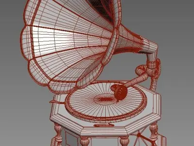 Gramophone 3D model