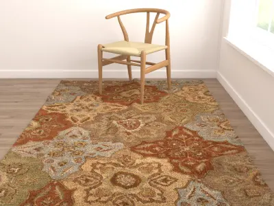 Rugs No 832 Low-poly 3D model
