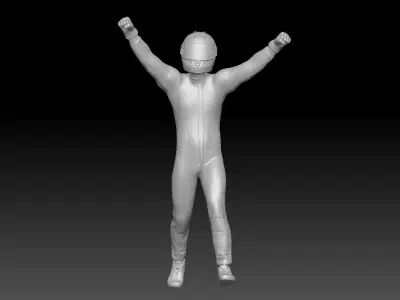 CAR DRIVER FORMULA ONE 1 3D print model