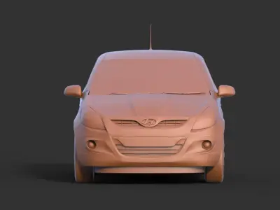 Hyundai i20 2009 3D print model