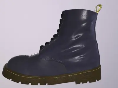 DR MARTENS 1460 BOOTS PBR Low-poly 3D model