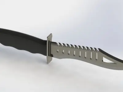 Shark knife 3D Model 3D model