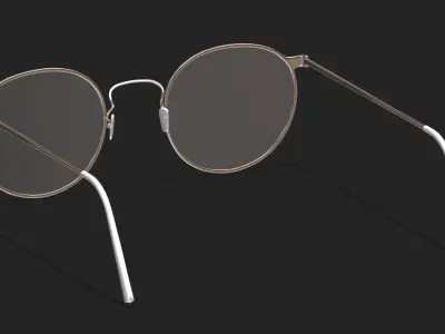 Ful Vue Glasses Low Poly PBR Realistic Low-poly 3D model