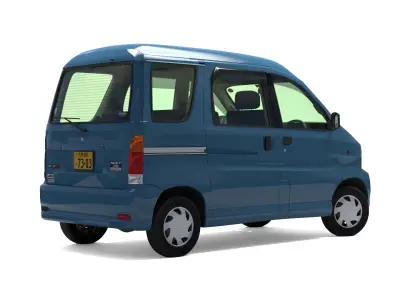 Daihatsu Hijet Cargo  2001 Low-poly 3D model