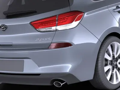 Hyundai Elantra GT 2018 3D model