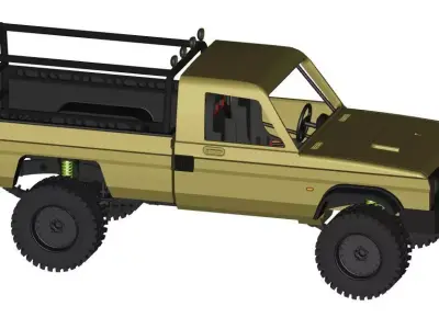 Toyota Pickup truck  3D print model