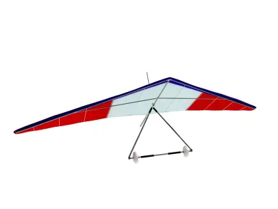 Glider Low-poly 3D model