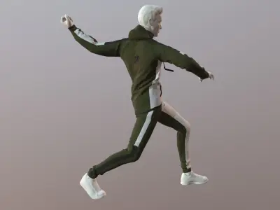Mens sports suit 3D model