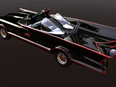 1960s Batmobile  3D model