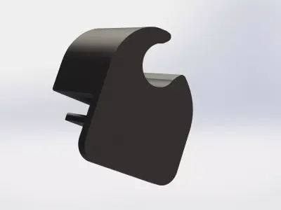 Toyota Starlet EP91 Glanza parcel shelf clips 3D print model