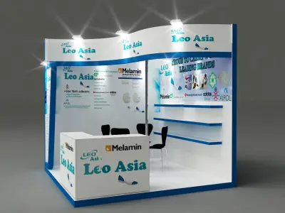 Exhibition stand design  3D model