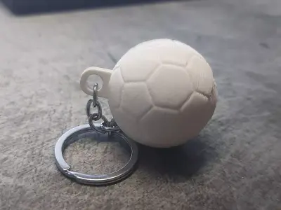 Football Keychain Free 3D print model