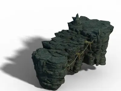 Stone Town Magic Cave - Stone 04 3D model