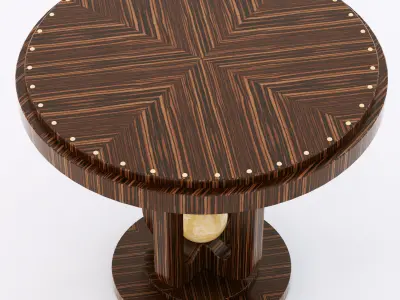 Francesco Molon T504 ROUND PERLA SMALL TABLE 3D model