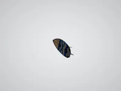 3D Surfboard Model 3D model
