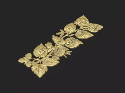 cnc laser art decor vintage  gothic high detail home decoration 3D print model