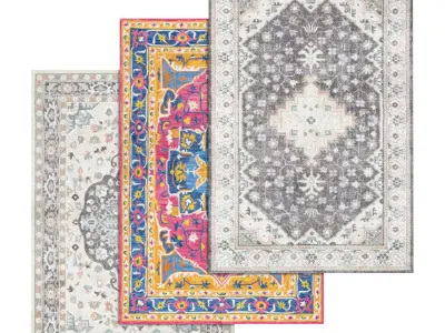 Rug Set 1401 3D model