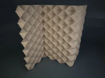 04 PARAMETIC PATTERN Low-poly 3D model