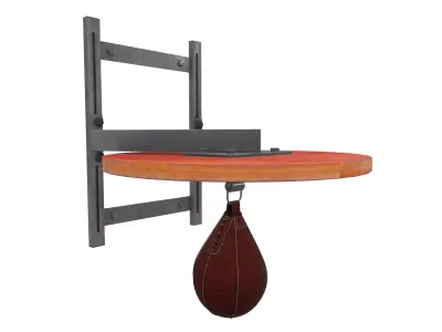 Punching bag Low-poly 3D model