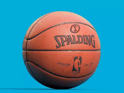 Spalding Basketball - Clean and Dirt 3D model
