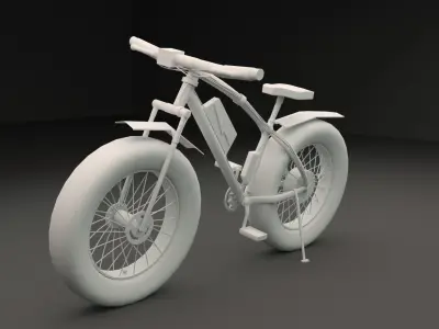 Bicycle fat bike 3D model