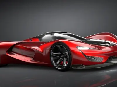 Dodge SRT Tomahawk X  3D model