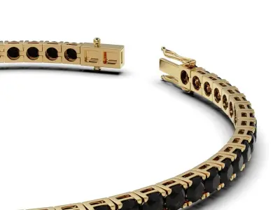 Tennic Braclet Round 3mm 3D print model