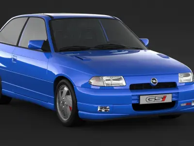 Opel Astra GSI 3D model
