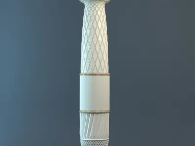 column greek 3D model purchase