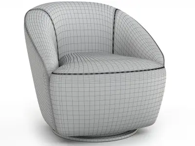 Jolie Swivel Chair by Twils 3D model