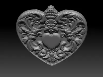Bas relief Frame 240506 09 3D print model