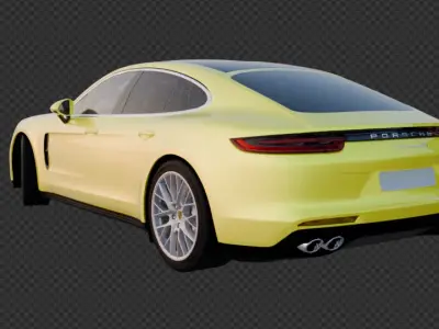 Porsche Panameras 3D model