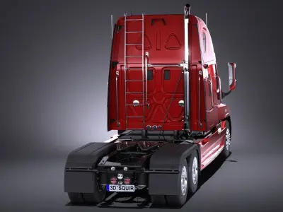 Generic USA Semi Truck 2017 3D model