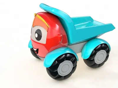 Lorry Toys Cartoon 3D model