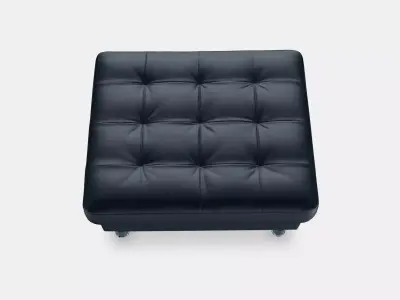 LANDSKRONA Footstool 1 Low-poly 3D model