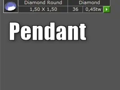 nice pendant model 67 3D print model