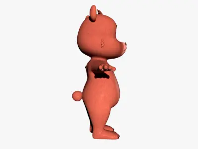 Cartoon Bear 3D 3D model