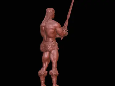 Conan the Barbarian 1982 Movie figurine 3D print model