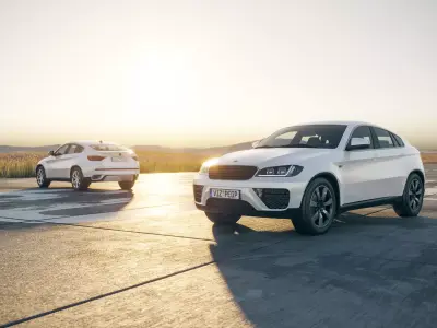 White german SUV unbranded 3D model